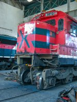 FXE Super 7 Locomotive wrecked